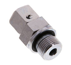 10L & G3/8'' Zink plated Steel Straight Swivel with Male Threads 315 bar NBR O-ring Sealing Cone Adjustable ISO 8434-1
