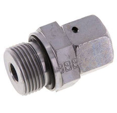 15L & G3/4'' Zink plated Steel Straight Swivel with Male Threads 315 bar NBR O-ring Sealing Cone Adjustable ISO 8434-1