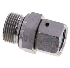 15L & G3/4'' Zink plated Steel Straight Swivel with Male Threads 315 bar NBR O-ring Sealing Cone Adjustable ISO 8434-1