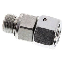12S & G3/8'' Zink plated Steel Straight Swivel with Male Threads 630 bar NBR O-ring Sealing Cone Adjustable ISO 8434-1