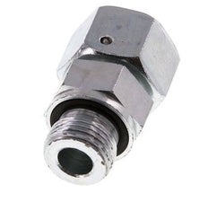 16S & G1/2'' Zink plated Steel Straight Swivel with Male Threads 400 bar NBR O-ring Sealing Cone Adjustable ISO 8434-1