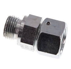 16S & G1/2'' Zink plated Steel Straight Swivel with Male Threads 400 bar NBR O-ring Sealing Cone Adjustable ISO 8434-1