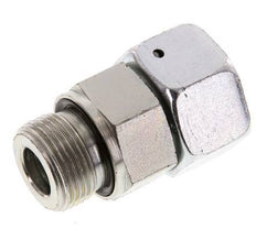 20S & G3/4'' Zink plated Steel Straight Swivel with Male Threads 400 bar NBR O-ring Sealing Cone Adjustable ISO 8434-1
