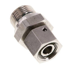 12L & G1/2'' Stainless Steel Straight Swivel with Male Threads 315 bar FKM O-ring Sealing Cone Adjustable ISO 8434-1