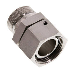 28L & G1'' Stainless Steel Straight Swivel with Male Threads 160 bar FKM O-ring Sealing Cone Adjustable ISO 8434-1