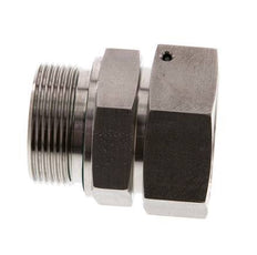 42L & G1-1/2'' Stainless Steel Straight Swivel with Male Threads 160 bar FKM O-ring Sealing Cone Adjustable ISO 8434-1