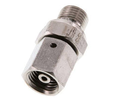 6S & G1/4'' Stainless Steel Straight Swivel with Male Threads 630 bar FKM O-ring Sealing Cone Adjustable ISO 8434-1