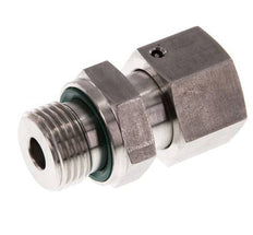 14S & G1/2'' Stainless Steel Straight Swivel with Male Threads 630 bar FKM O-ring Sealing Cone Adjustable ISO 8434-1