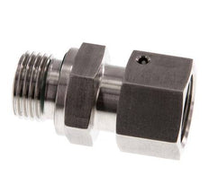 14S & G1/2'' Stainless Steel Straight Swivel with Male Threads 630 bar FKM O-ring Sealing Cone Adjustable ISO 8434-1