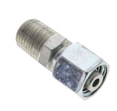 8L & 1/4'' NPT Zink plated Steel Straight Swivel with Male Threads 315 bar Adjustable ISO 8434-1