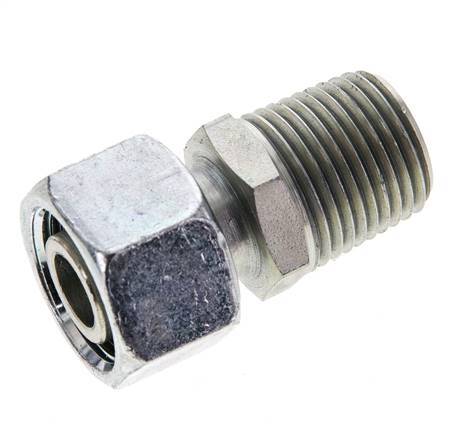15L & 1/2'' NPT Zink plated Steel Straight Swivel with Male Threads 315 bar Adjustable ISO 8434-1
