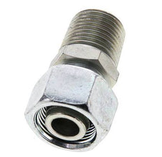 15L & 1/2'' NPT Zink plated Steel Straight Swivel with Male Threads 315 bar Adjustable ISO 8434-1