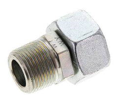 22L & 3/4'' NPT Zink plated Steel Straight Swivel with Male Threads 160 bar Adjustable ISO 8434-1