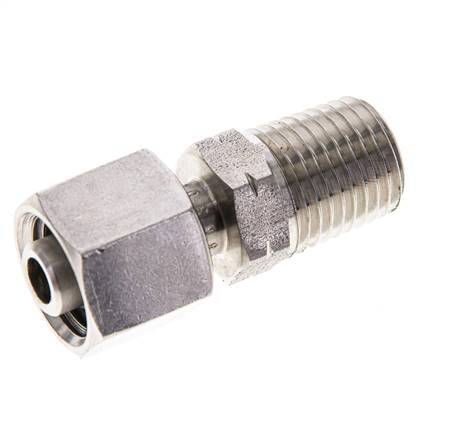 8L & 1/4'' NPT Stainless Steel Straight Swivel with Male Threads 315 bar Adjustable ISO 8434-1