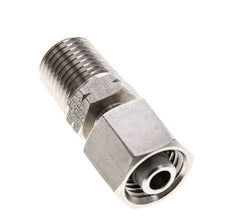 8L & 1/4'' NPT Stainless Steel Straight Swivel with Male Threads 315 bar Adjustable ISO 8434-1