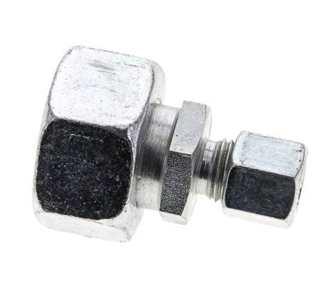 8L & 22L Zink plated Steel Straight Cutting Fitting with Swivel 160 bar ISO 8434-1