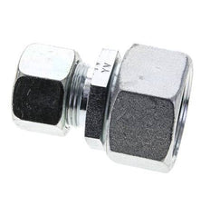 20S & 30S Zink plated Steel Straight Cutting Fitting with Swivel 400 bar NBR O-ring Sealing Cone ISO 8434-1