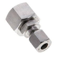 8L & 15L Stainless Steel Straight Cutting Fitting with Swivel 315 bar FKM O-ring Sealing Cone ISO 8434-1