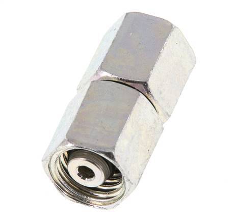 6L Zink plated Steel Straight with Swivel 315 bar NBR O-ring Sealing Cone ISO 8434-1