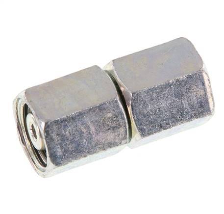 6L Zink plated Steel Straight with Swivel 315 bar NBR O-ring Sealing Cone ISO 8434-1