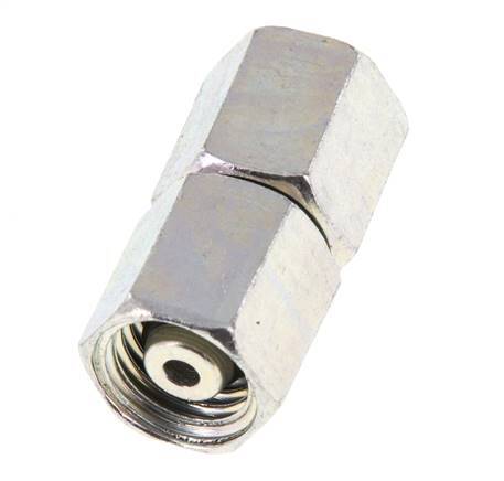 6L Zink plated Steel Straight with Swivel 315 bar NBR O-ring Sealing Cone ISO 8434-1
