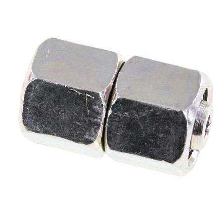 8L Zink plated Steel Straight with Swivel 315 bar NBR O-ring Sealing Cone ISO 8434-1