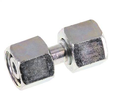 10L Zink plated Steel Straight with Swivel 315 bar NBR O-ring Sealing Cone ISO 8434-1