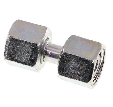 10L Zink plated Steel Straight with Swivel 315 bar NBR O-ring Sealing Cone ISO 8434-1