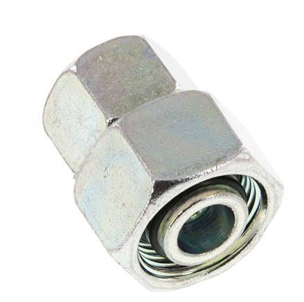 12L & 15L Zink plated Steel Straight with Swivel 315 bar NBR O-ring Sealing Cone ISO 8434-1
