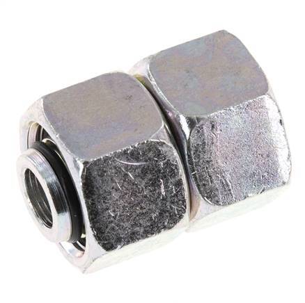 15L Zink plated Steel Straight with Swivel 315 bar NBR O-ring Sealing Cone ISO 8434-1