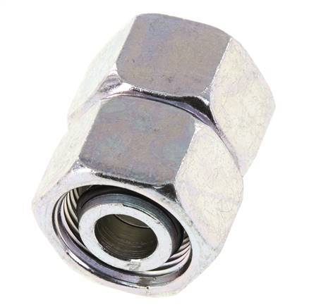 15L Zink plated Steel Straight with Swivel 315 bar NBR O-ring Sealing Cone ISO 8434-1