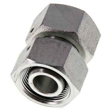 18L Zink plated Steel Straight with Swivel 315 bar NBR O-ring Sealing Cone ISO 8434-1