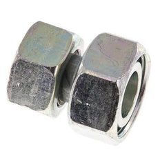 22L & 28L Zink plated Steel Straight with Swivel 160 bar NBR O-ring Sealing Cone ISO 8434-1
