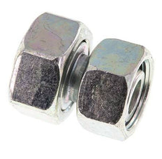22L & 28L Zink plated Steel Straight with Swivel 160 bar NBR O-ring Sealing Cone ISO 8434-1