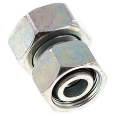 22L & 28L Zink plated Steel Straight with Swivel 160 bar NBR O-ring Sealing Cone ISO 8434-1