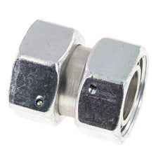 28L Zink plated Steel Straight with Swivel 160 bar NBR O-ring Sealing Cone ISO 8434-1