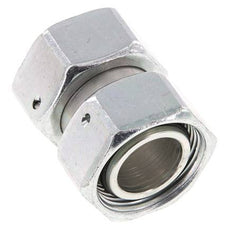 35L Zink plated Steel Straight with Swivel 160 bar NBR O-ring Sealing Cone ISO 8434-1