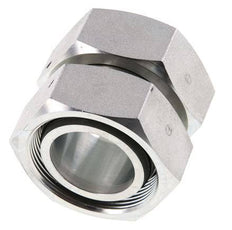 42L Zink plated Steel Straight with Swivel 160 bar NBR O-ring Sealing Cone ISO 8434-1