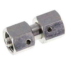 6S Zink plated Steel Straight with Swivel 630 bar NBR O-ring Sealing Cone ISO 8434-1