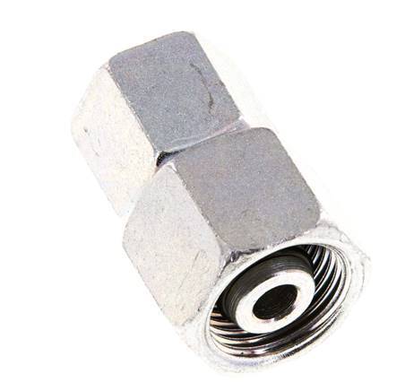 8S & 10S Zink plated Steel Straight with Swivel 630 bar NBR O-ring Sealing Cone ISO 8434-1