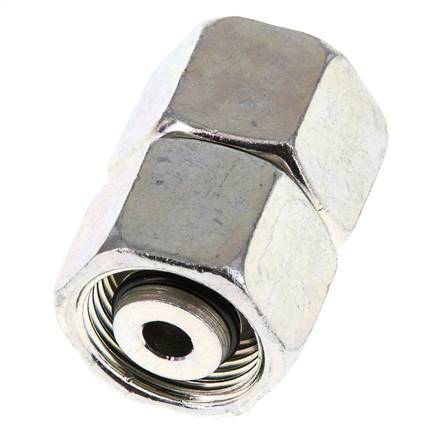 12S Zink plated Steel Straight with Swivel 630 bar NBR O-ring Sealing Cone ISO 8434-1