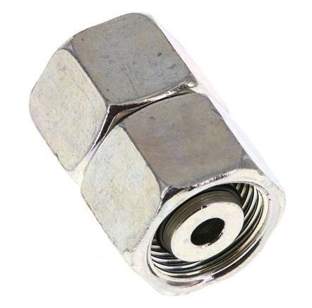12S Zink plated Steel Straight with Swivel 630 bar NBR O-ring Sealing Cone ISO 8434-1