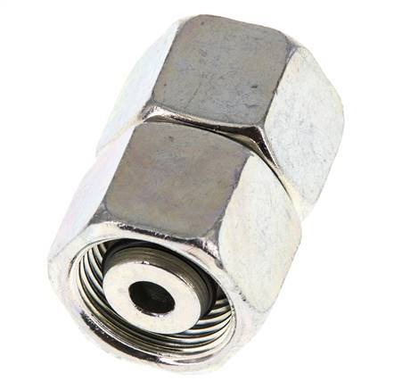 12S Zink plated Steel Straight with Swivel 630 bar NBR O-ring Sealing Cone ISO 8434-1