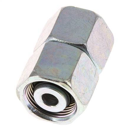 14S Zink plated Steel Straight with Swivel 630 bar NBR O-ring Sealing Cone ISO 8434-1