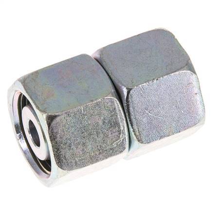 14S Zink plated Steel Straight with Swivel 630 bar NBR O-ring Sealing Cone ISO 8434-1