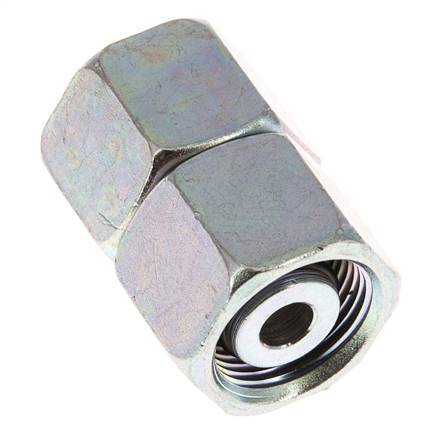 14S Zink plated Steel Straight with Swivel 630 bar NBR O-ring Sealing Cone ISO 8434-1