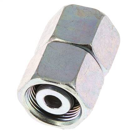 14S Zink plated Steel Straight with Swivel 630 bar NBR O-ring Sealing Cone ISO 8434-1