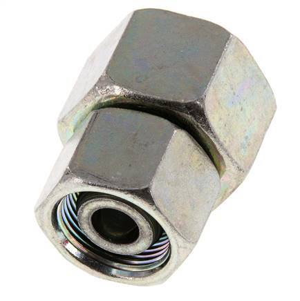 16S & 20S Zink plated Steel Straight with Swivel 400 bar NBR O-ring Sealing Cone ISO 8434-1