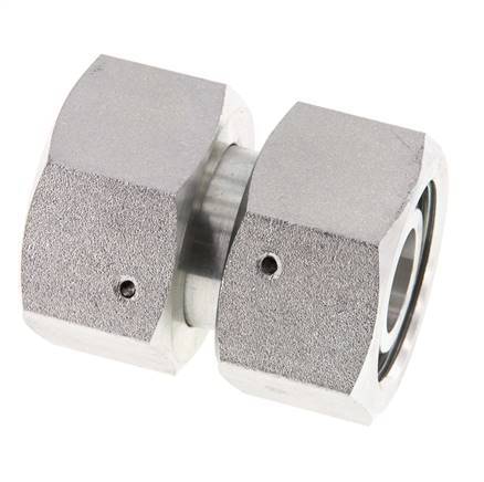 25S Zink plated Steel Straight with Swivel 400 bar NBR O-ring Sealing Cone ISO 8434-1