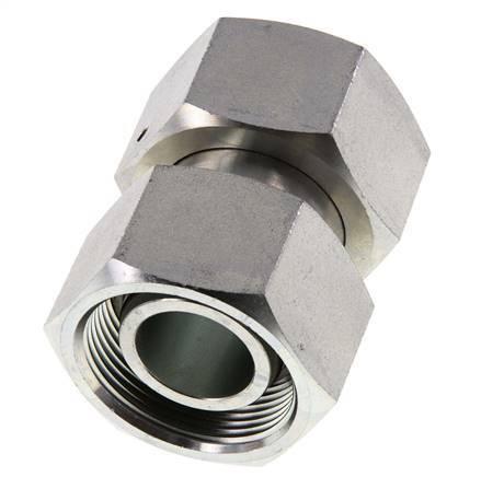 30S Zink plated Steel Straight with Swivel 400 bar NBR O-ring Sealing Cone ISO 8434-1